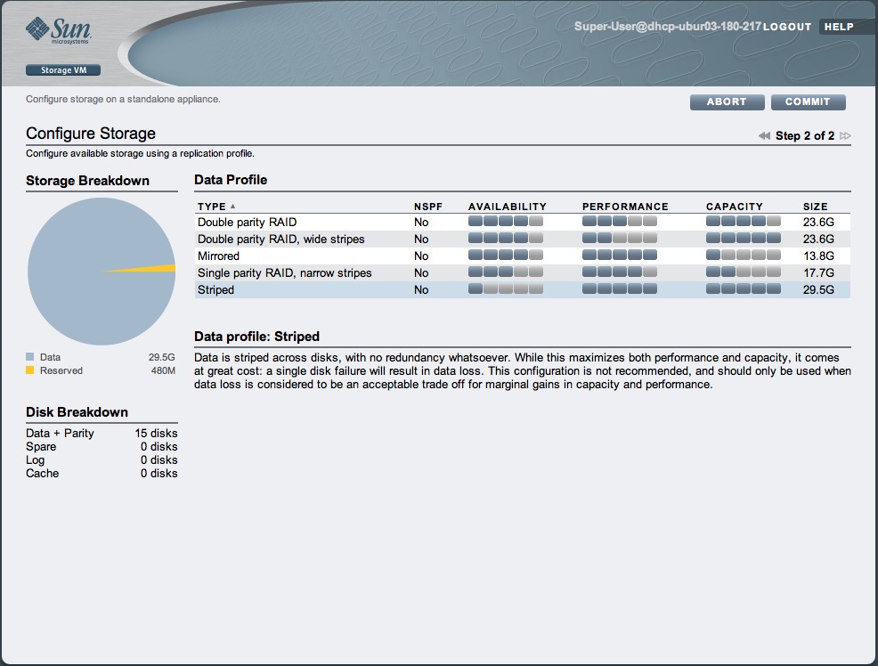 Sun Storage 7000 Unified Storage System simulator setup